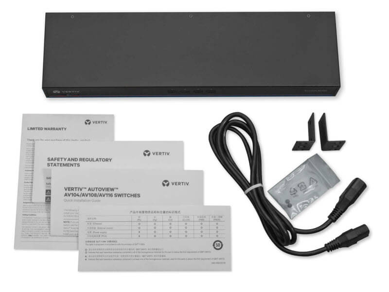 UnpackedBox Avocent AV104 Basic KVM Switch | UnpackedBox