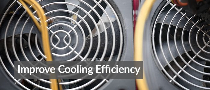 increase data center cooling efficiency